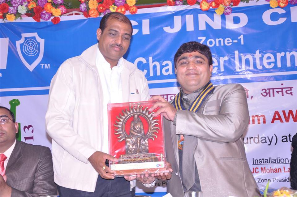 Our Director with Sh. Vinod Singla